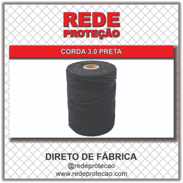 ROLO CORDA PRETA