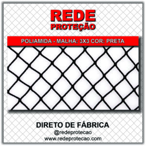 REDE 3X3 PRETA