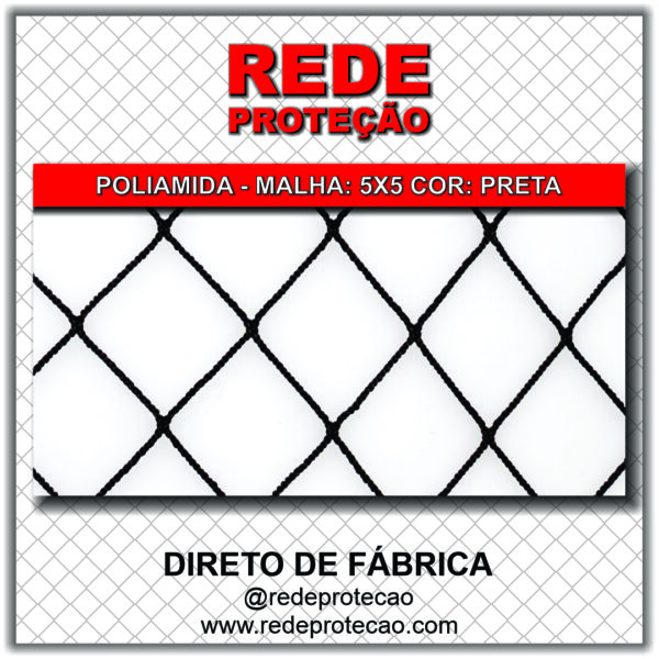 REDE 5X5 PRETA