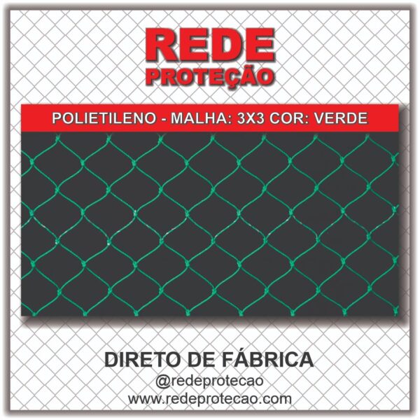 REDE 3X3 VERDE